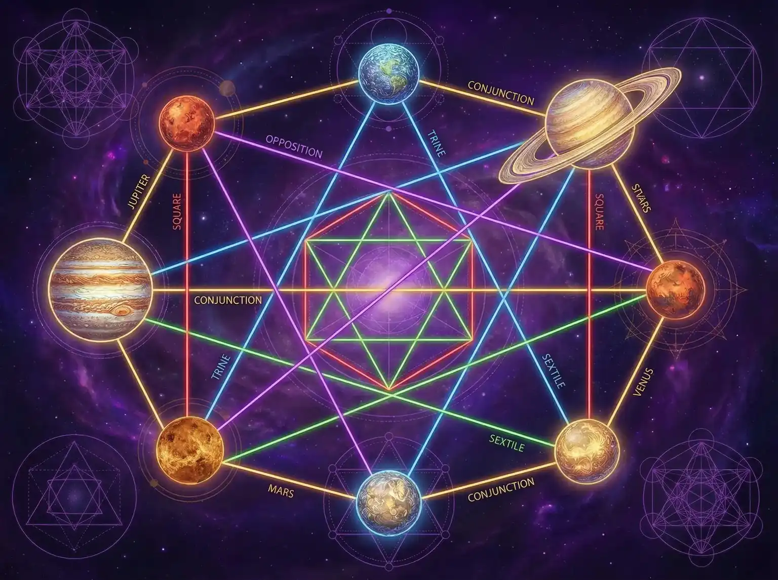 行星相位解读 - 艰难爱情电视剧全集 | 占星学进阶